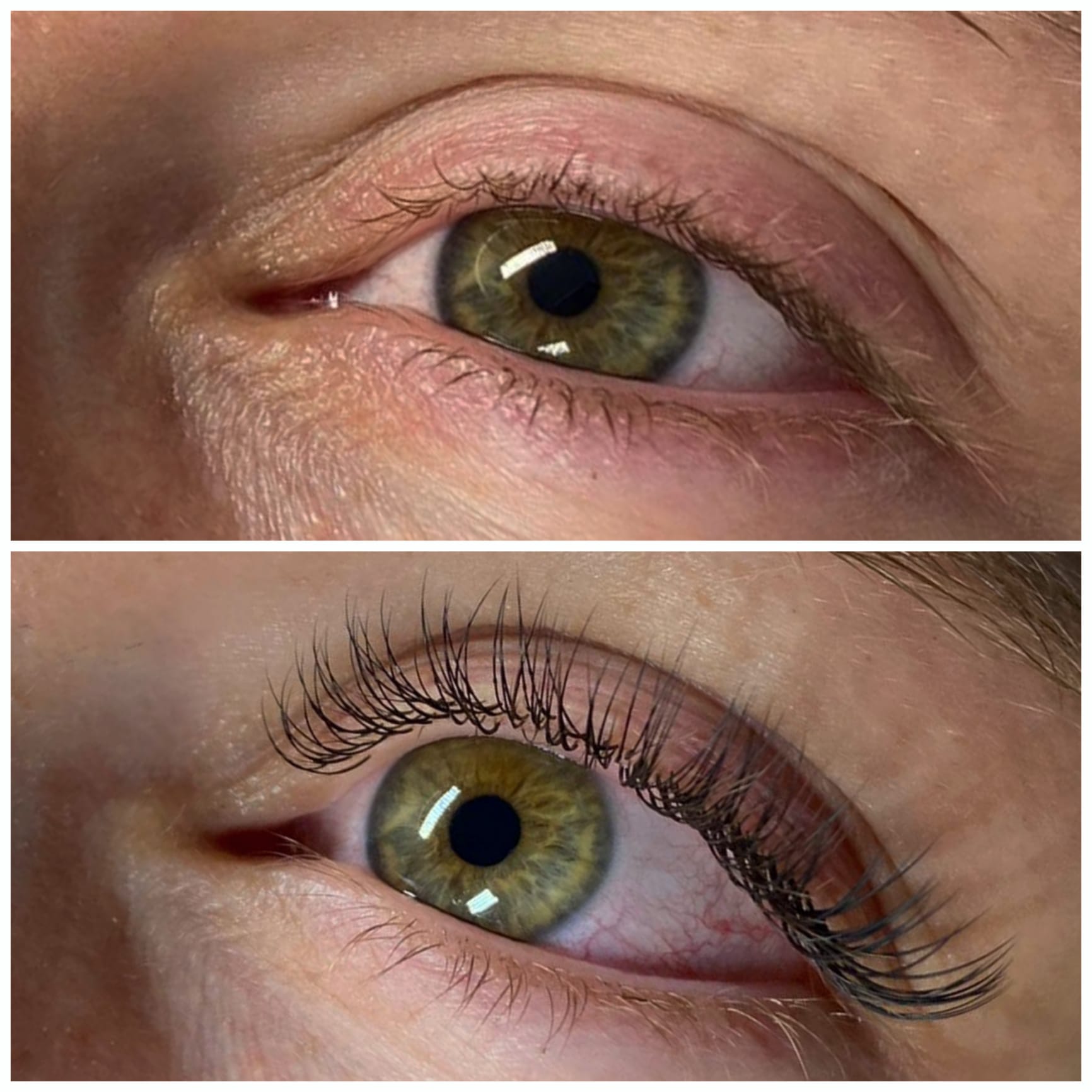 Wimpernverlängerung und -lifting
