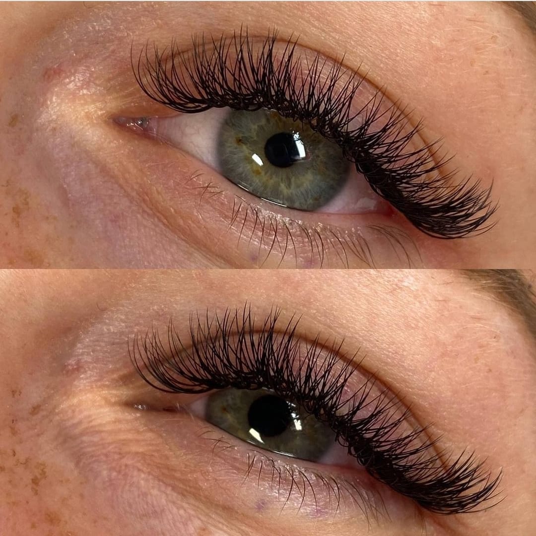 Wimpernverlängerung und -lifting